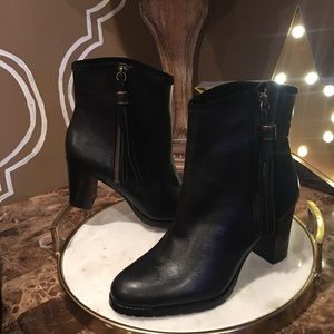 Ralph Lauren 8.5 Booties Ankle Boots tassel black